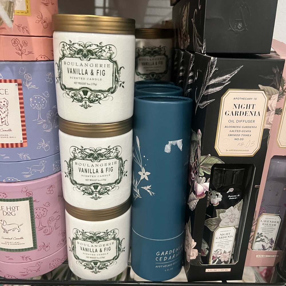 Anthropologie Boulangerie Vanilla & Fig Jar Candle, NWT - Picture 4 of 4